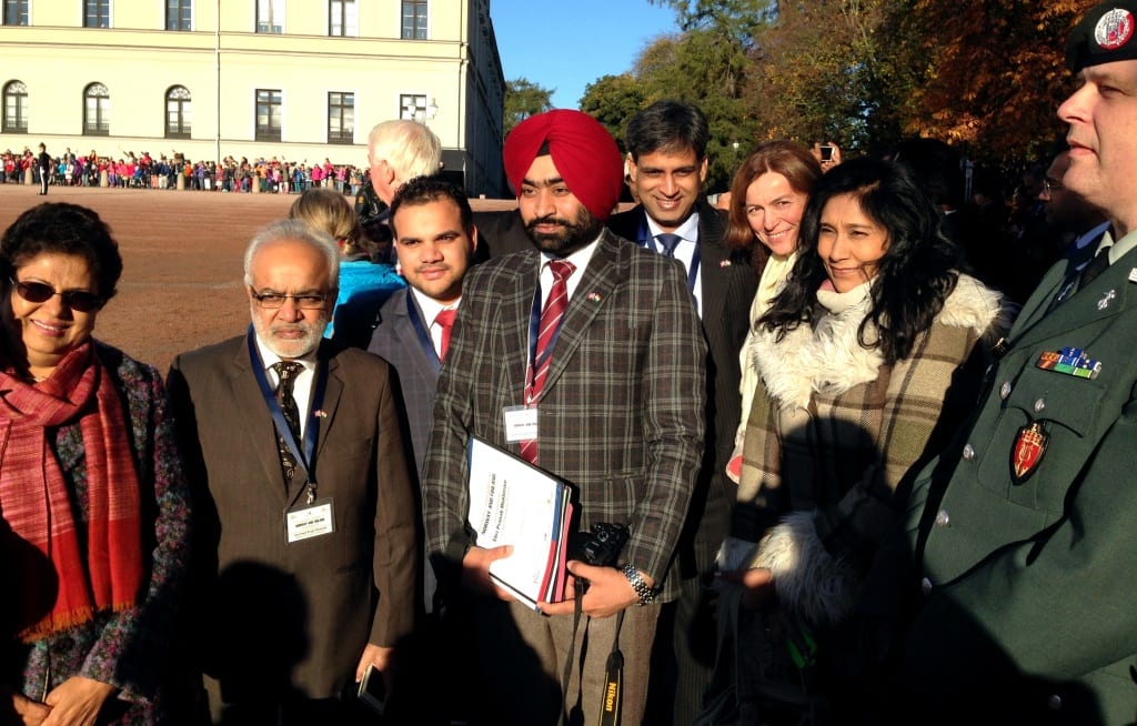 Representatives from the Indian business delgation, Innovation Norway and NICCI - waiting for the President.